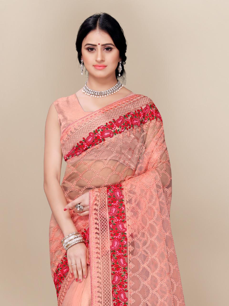 vivera international Surya Sarees soft net regal look saree catalog