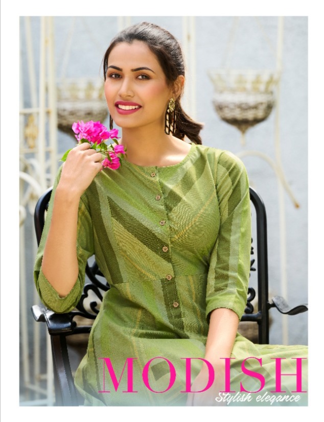 100 miles elina cotton gorgeous look kurti catalog