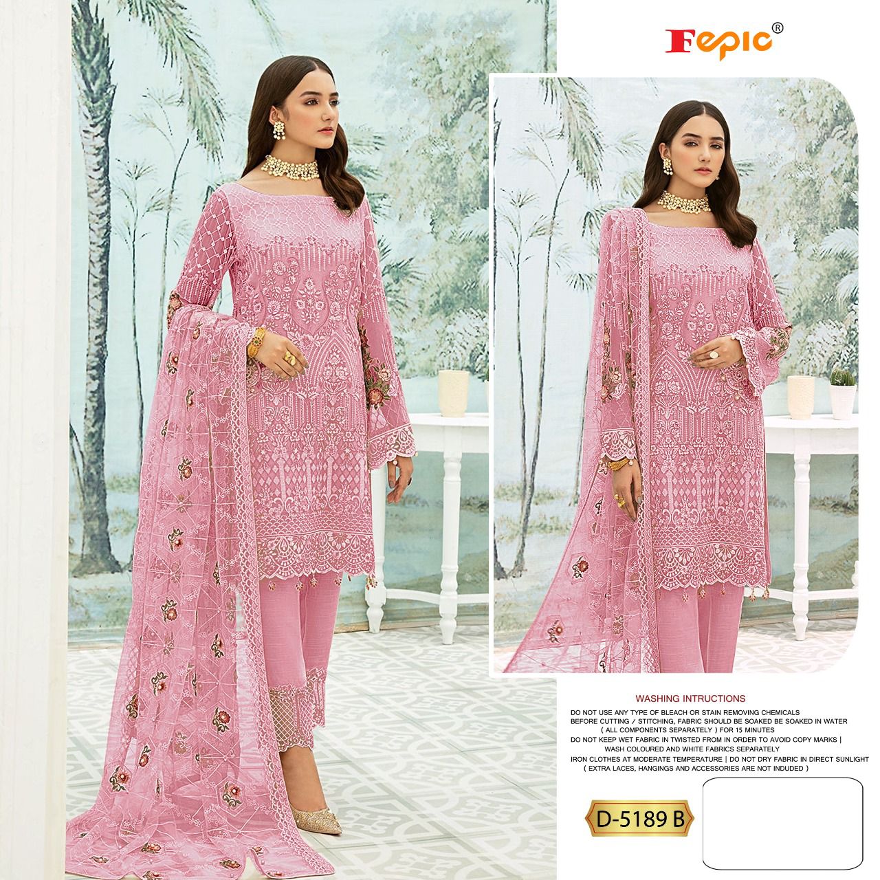 FEPIC Rosemeen 5189 B Salwar Kameez Fox georgette Singles