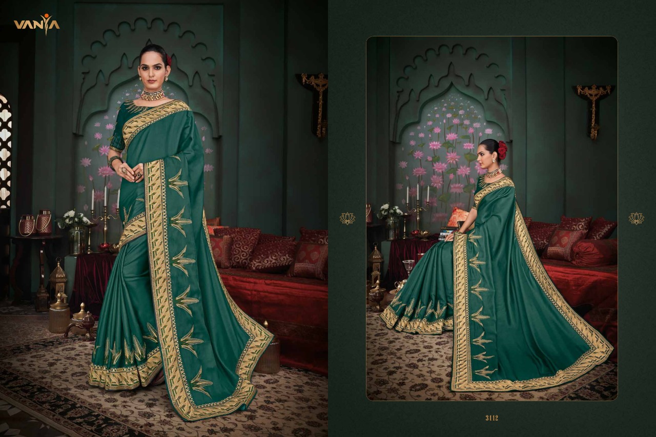 vanya vanya 3112 Sarees Silk Singles