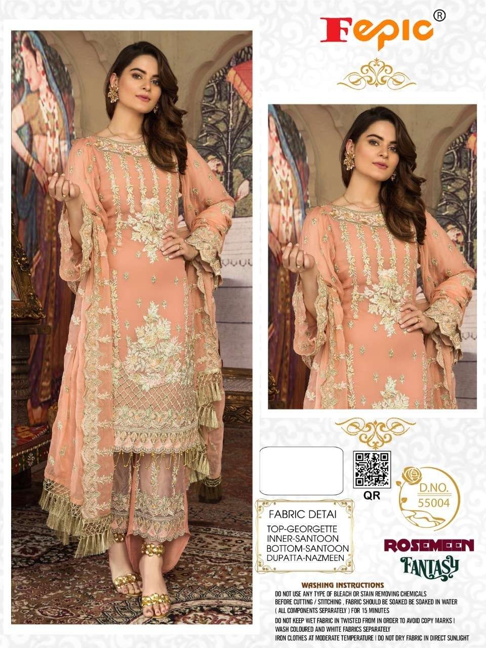 FEPIC rosemeen  55004 Salwar Kameez Georgette Singles