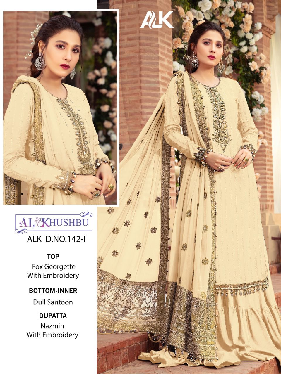 al khushbu AL KHUSHBU 142 I Salwar Kameez Georgette Singles