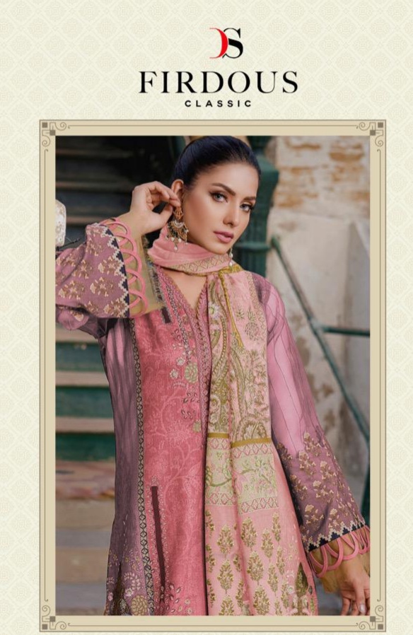 deepsy suit firdos classic cotton innovative style salwar suit with chiffon dupatta catalog