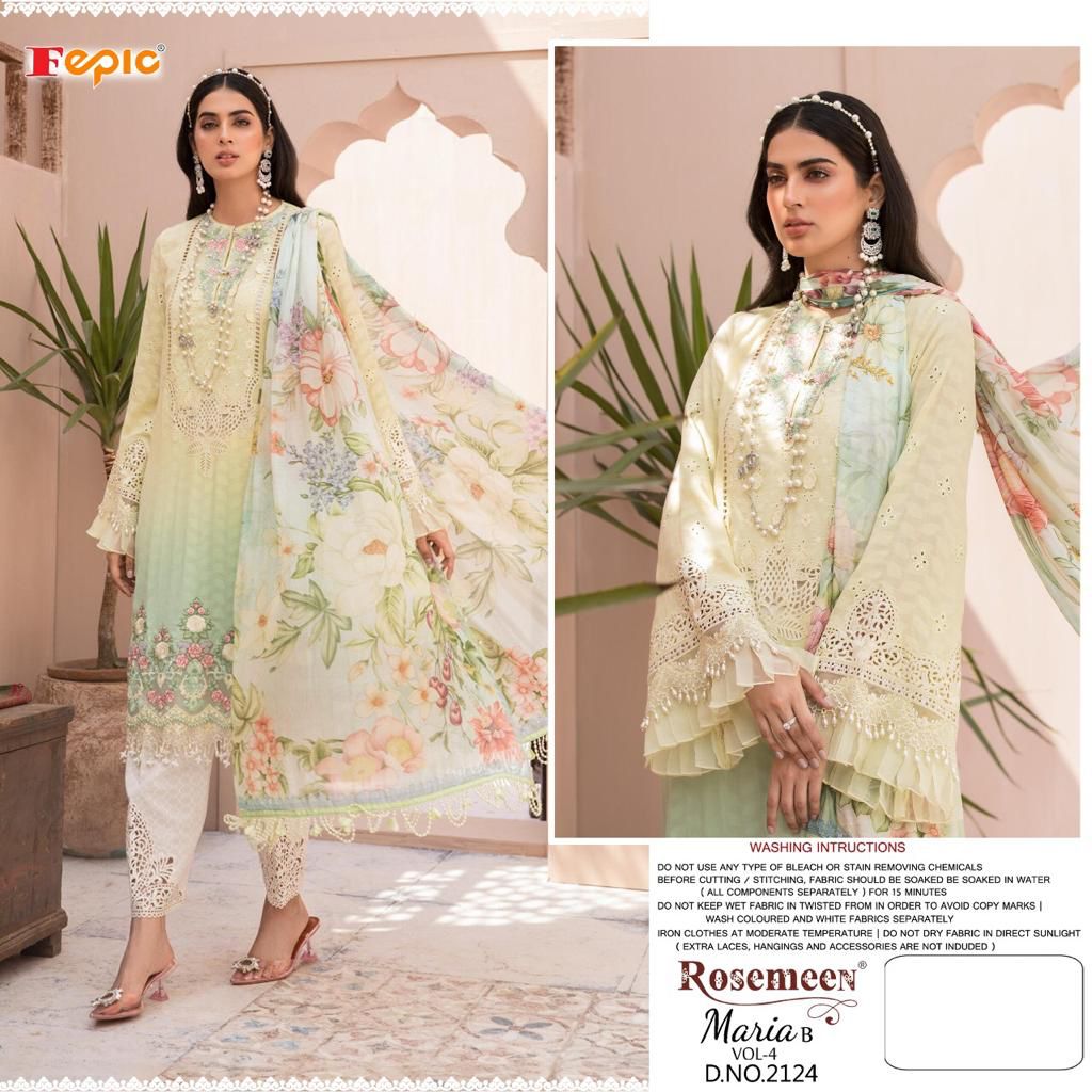 FEPIC Rosemeen 2124 Salwar Kameez Cotton Singles