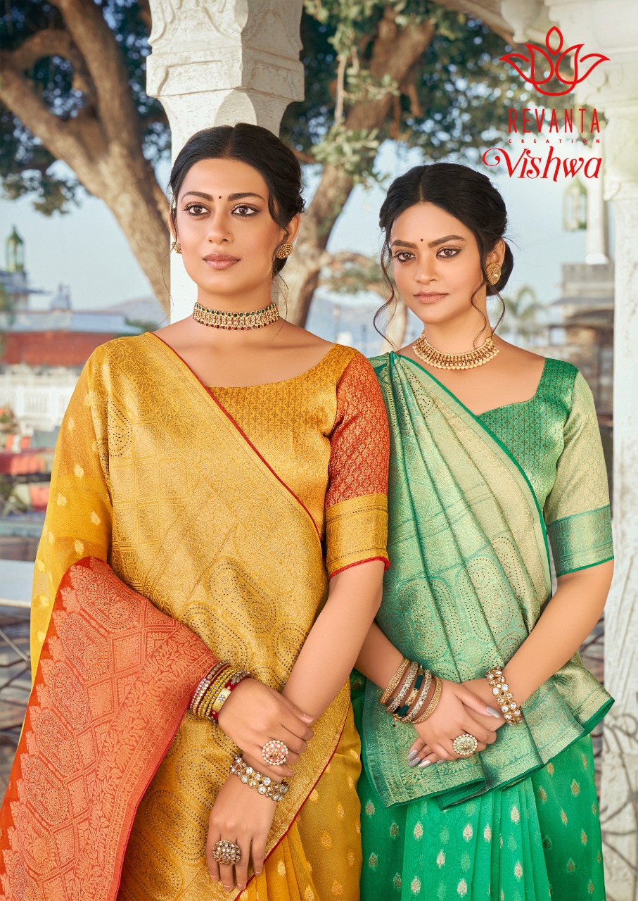 lt revanta creation vishwa silk elegant saree catalog