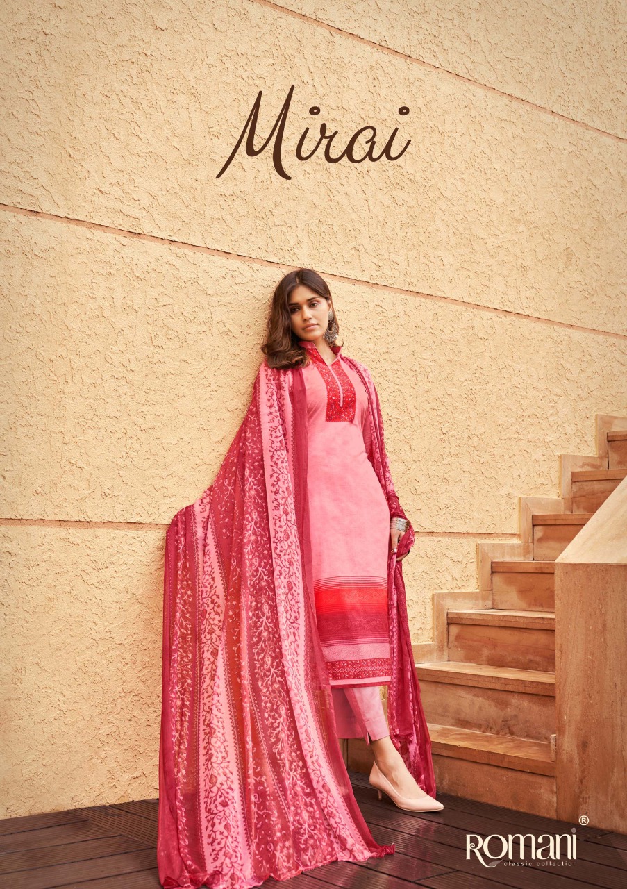 romani mirai cambric cotton exclusive print salwar suit catalog