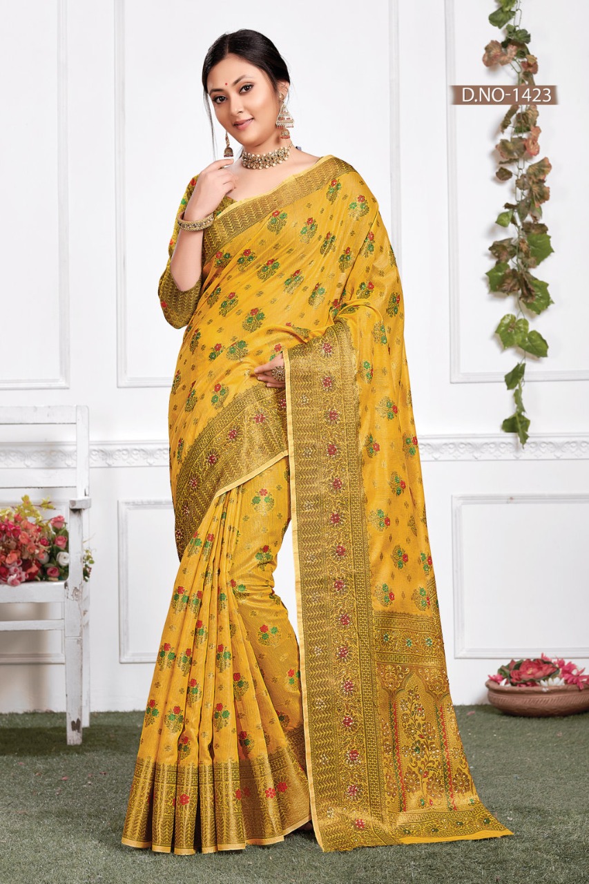 sangam print chitrakoot cotton attractive saree catalog