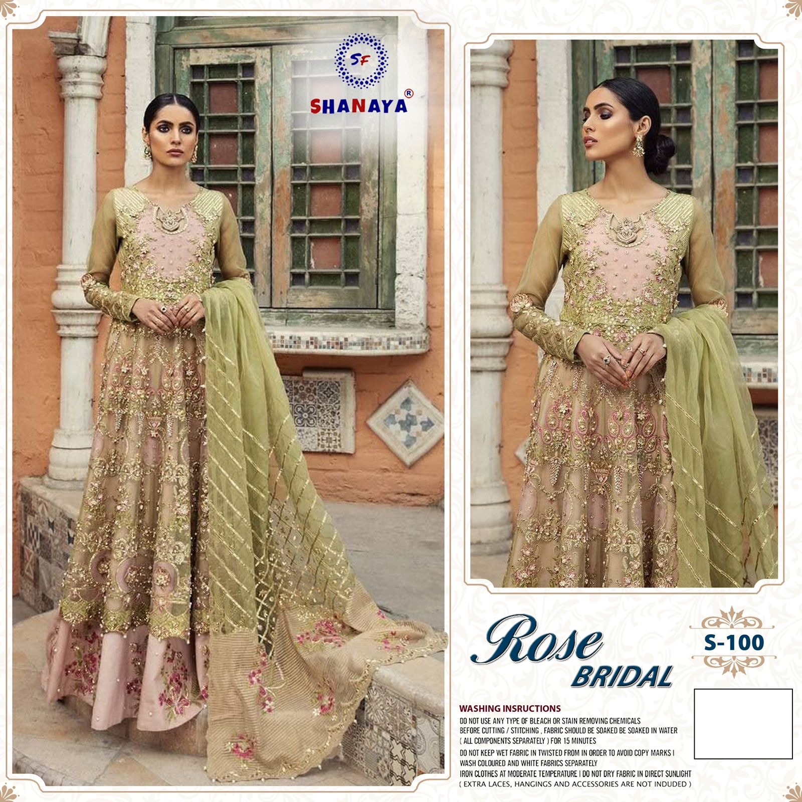 shanaya rose bridel s 100 heavy butterfly net catchy look salwar suit single