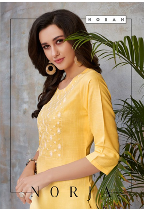 Tunic house norja viscose rayon graceful look kurti catalog