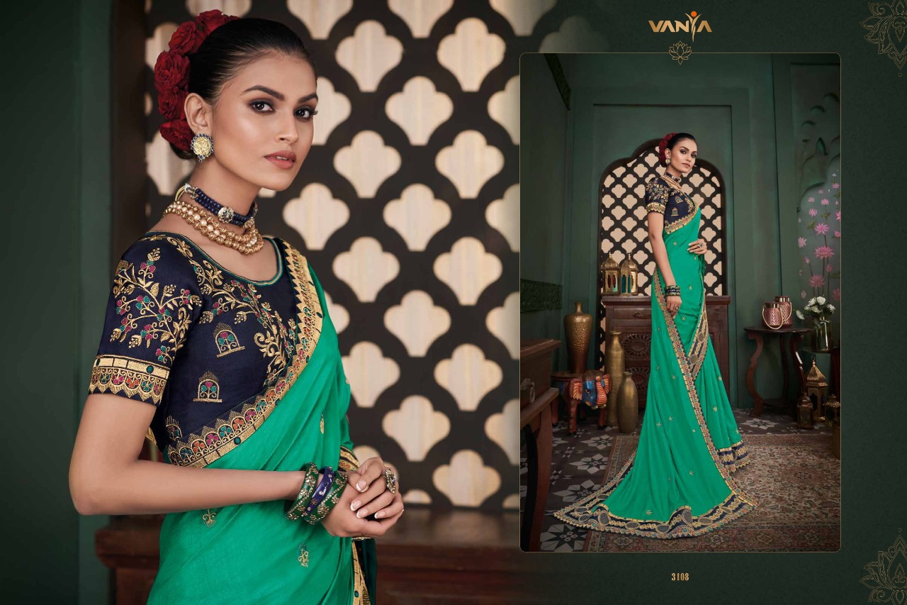 vanya vanya 3108 Sarees Silk Singles