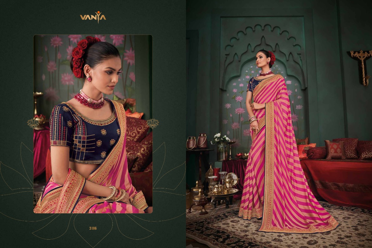 vanya vanya 3106 Sarees Silk Singles