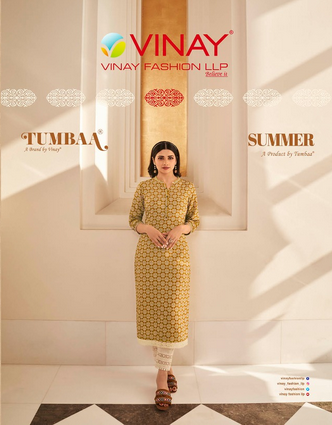 vinay fashion tumbaa summer decent embroidary look top bottom catalog