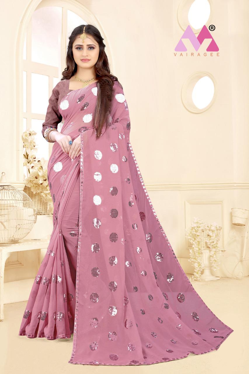 vivera international Angel 8  georgette attrective  saree catalog