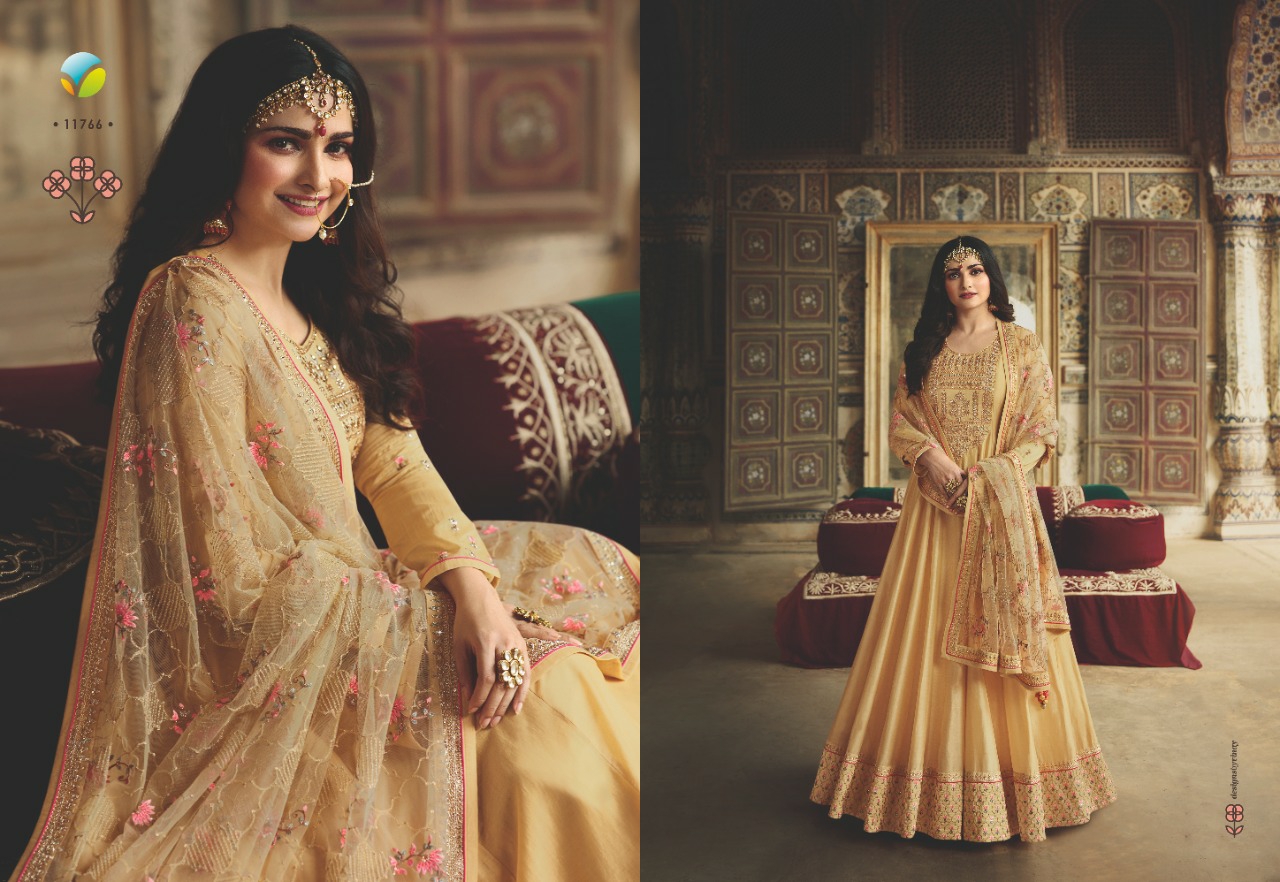 Vinay Fashion Rangmahal 11766 Salwar Kameez Silk Singles