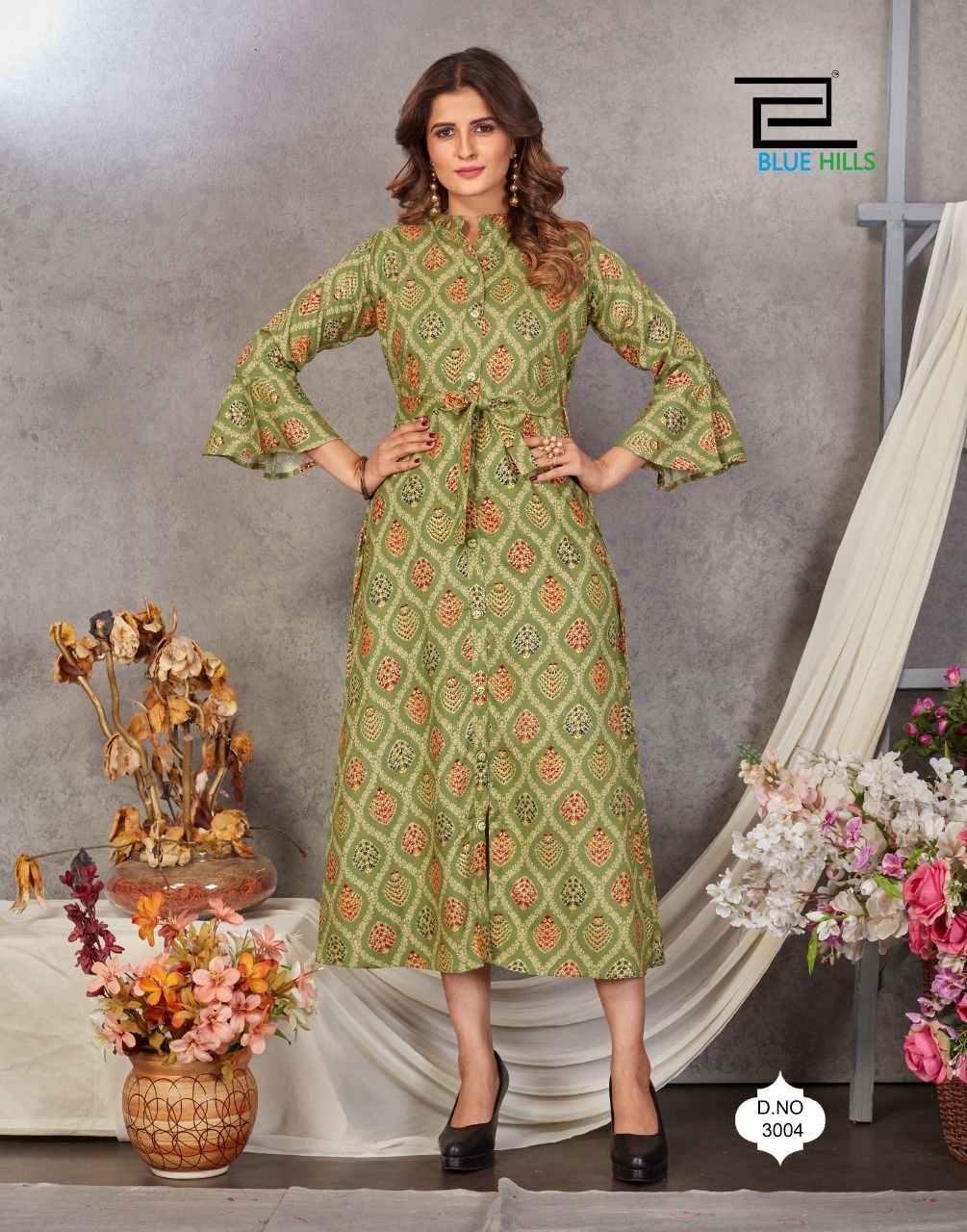 blue hills Belt vol 3 rayon new and modern style kurti catalog