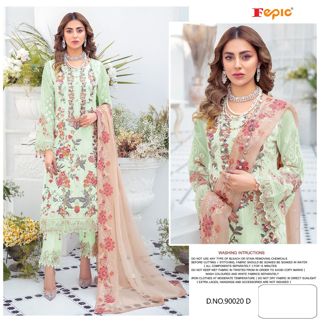 FEPIC Rosemeen 90020 D Salwar Kameez Georgette Singles