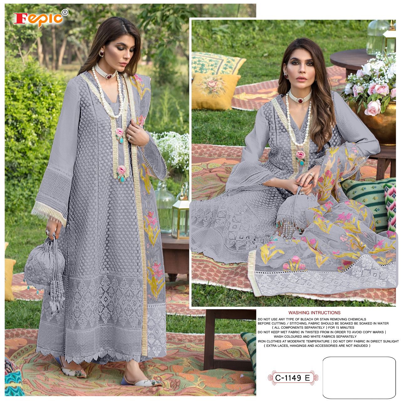 FEPIC Rosemeen C 1149 E Salwar Kameez Net Singles