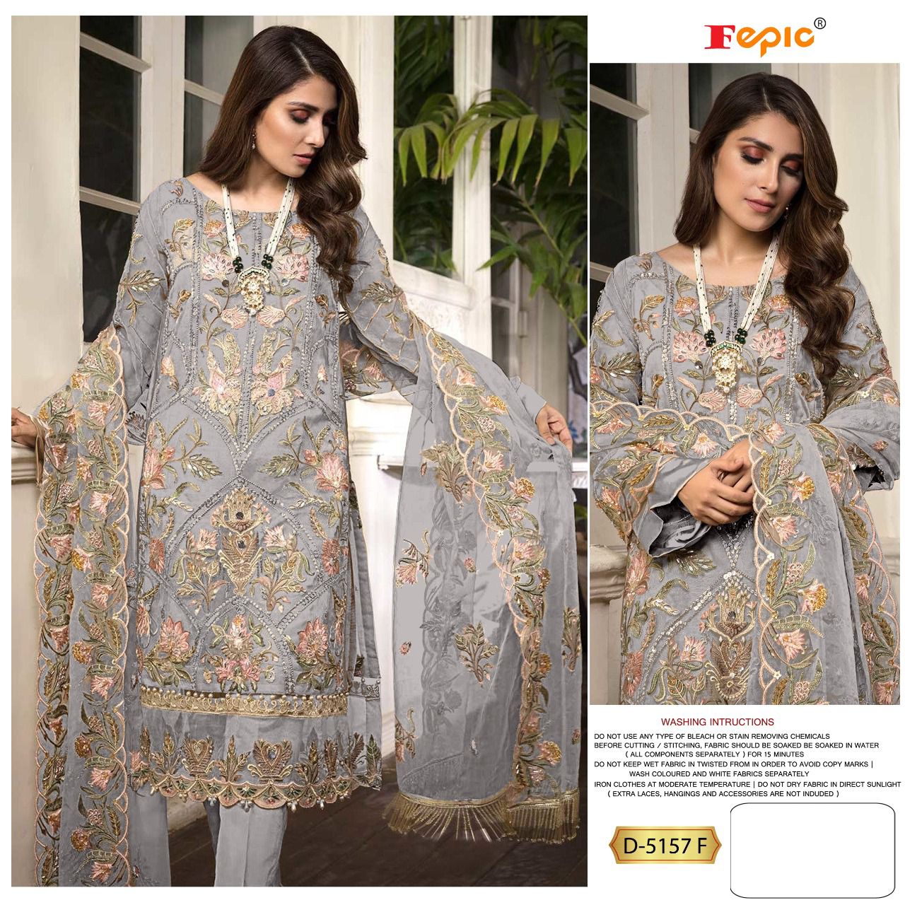 FEPIC Rosemeen D 5157 F Salwar Kameez Georgette Singles