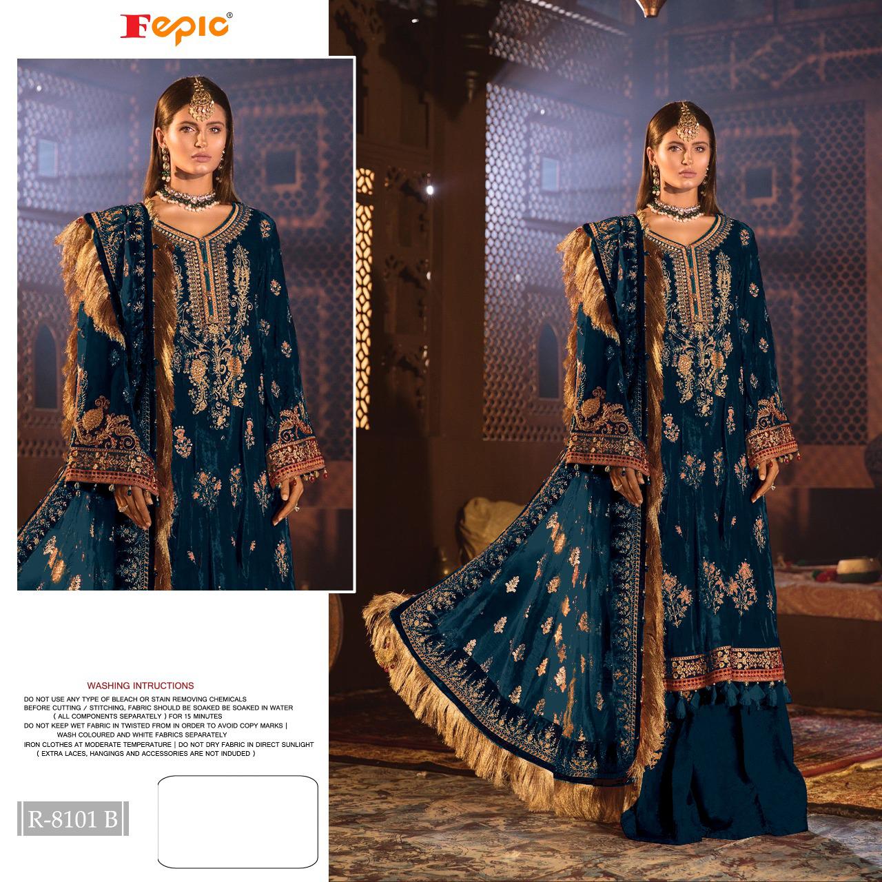 FEPIC Rosemeen R 8101 B Salwar Kameez Georgette Singles