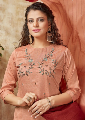 kalaroop by kajree shilpi decent embroidary look top bottom with dupatta catalog