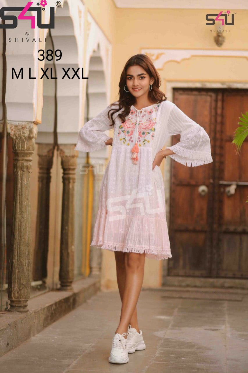 s4u s4u 389 fancy garceful look kurti size set