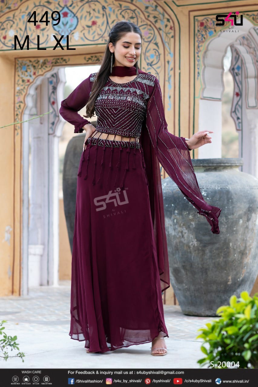 S4u s4u 449 fancy festiv look kurti size set