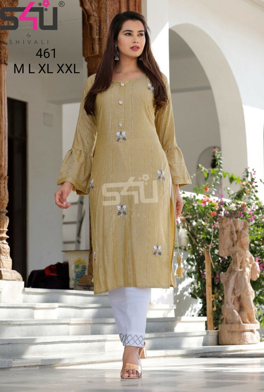 s4u s4u 461 fancy astonishing kurti size set