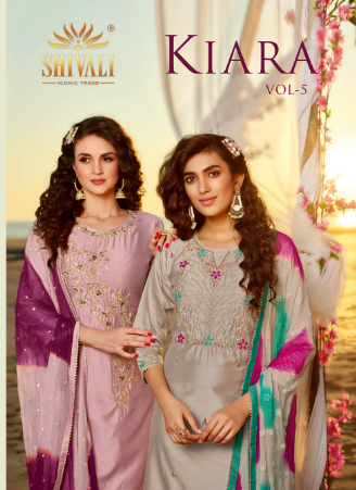 shivali kiara vol 5 fancy festiv look indo western catalog