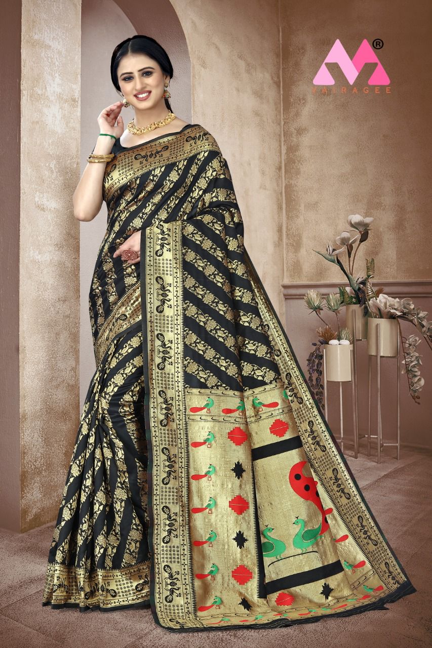 vivera international Netra3 Sarees Banarasi Silk innovative look saree catalog