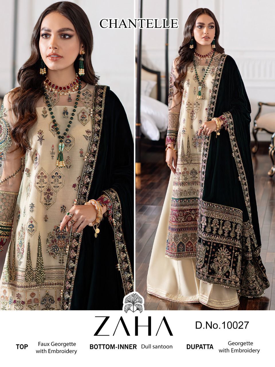 zaha ZAHA 10027  Salwar Kameez Georgette Singles