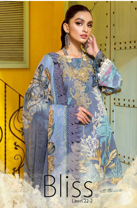 deepsy suit Bliss lawn 22 2 cotton authentic fabric salwar suit with chiffon dupatta catalog