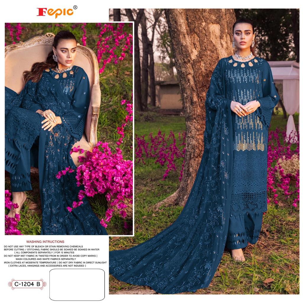 FEPIC Rosemeen  c 1204 B Salwar Kameez Georgette Singles