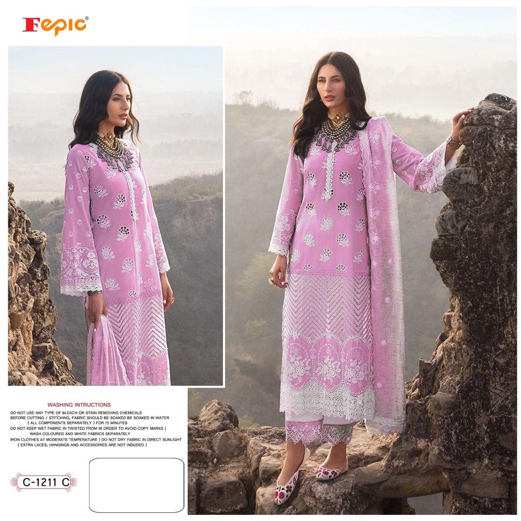 FEPIC Rosemeen  C 1211 C  Salwar Kameez Cotton Singles