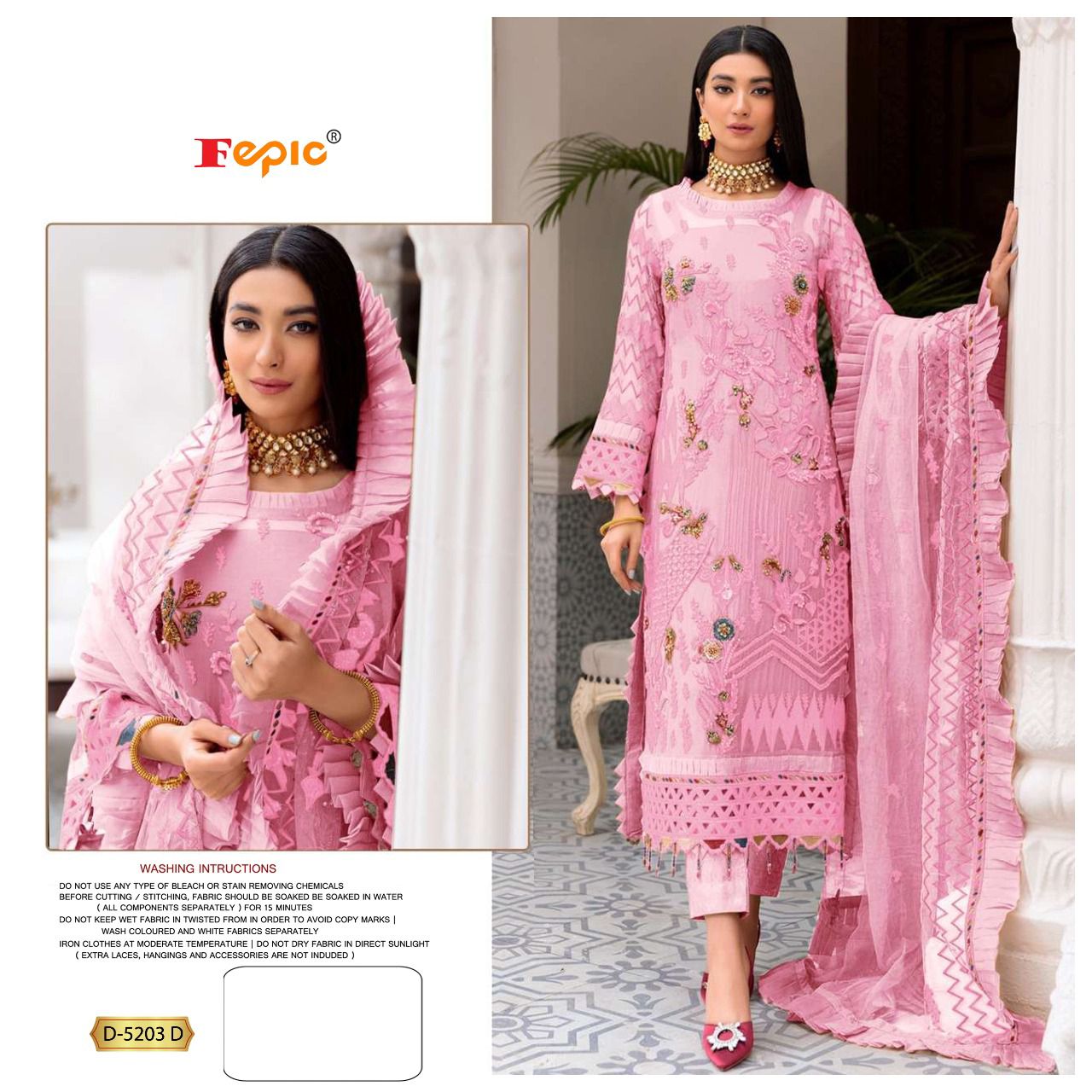 FEPIC Rosemeen 5203 d Salwar Kameez Georgette Singles