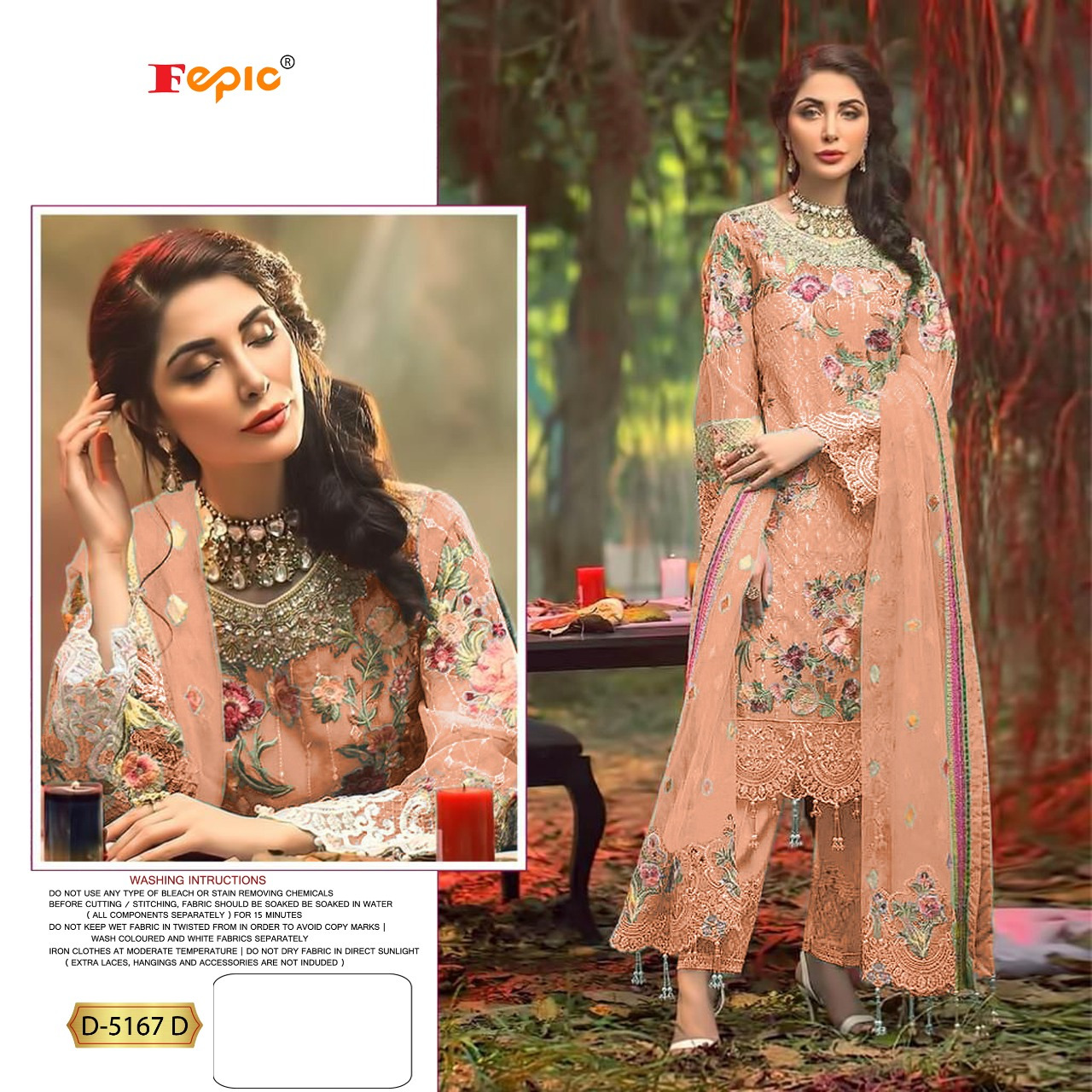 FEPIC Rosemeen D 5167 D Salwar Kameez Georgette Singles