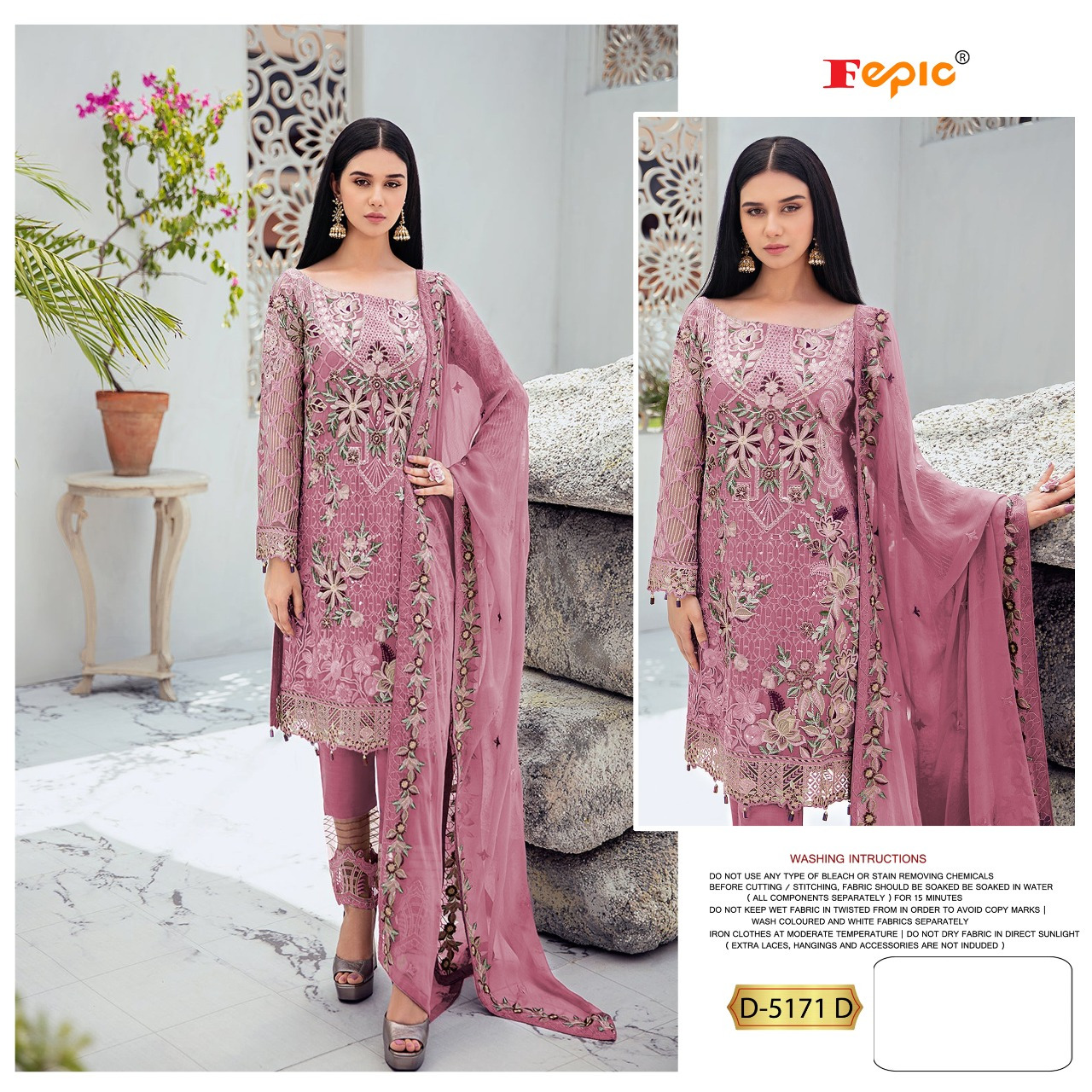 FEPIC Rosemeen D 5171 D Salwar Kameez Georgette Singles