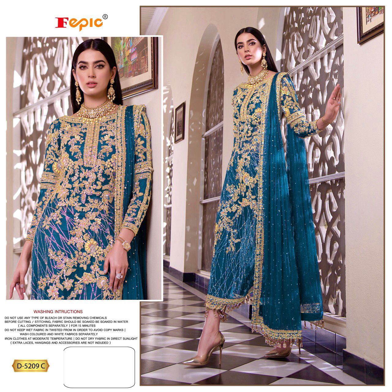 fepic rosemeen d 5209 net catchy look salwar suit catalog