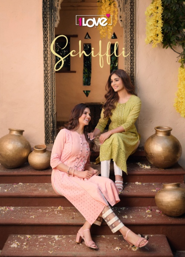 s4u schiffli cotton authentic fabric kurti catalog