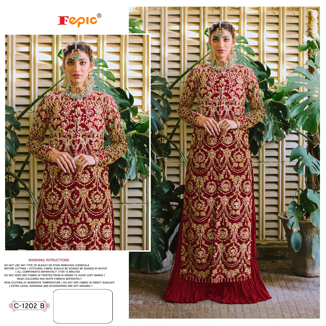 fepic rosemeen d no c 1202 net decent embroidary look salwar suit catalog