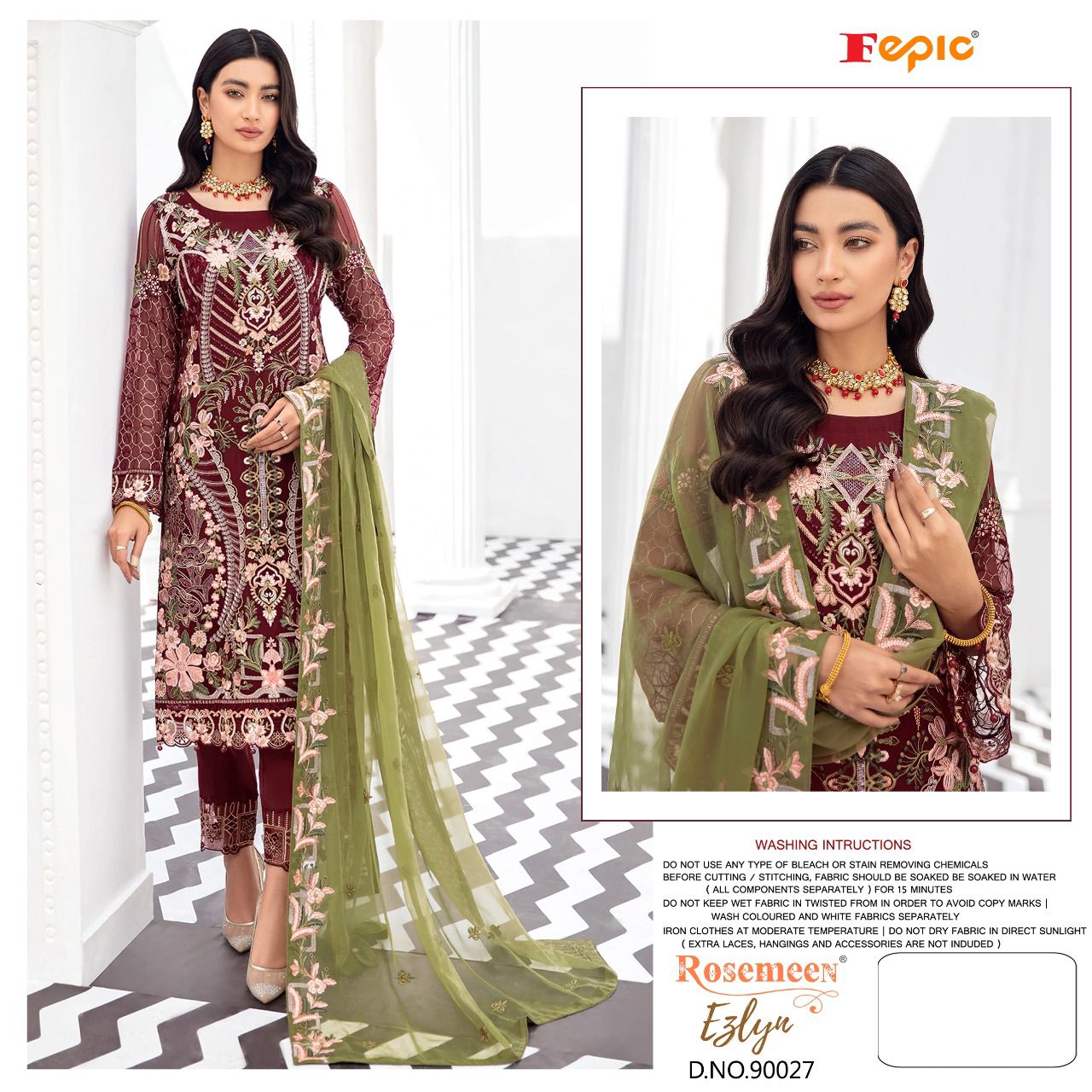 FEPIC Rosemeen 90027 Salwar Kameez Georgette Singles