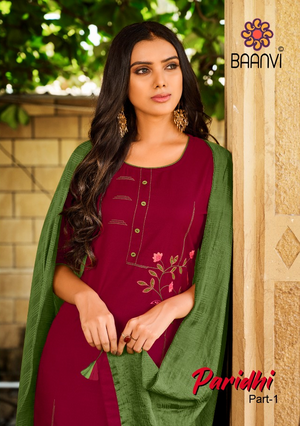 r studio Baanvi paridhi vol 1 cotton regal look top bottom with dupatta catalog