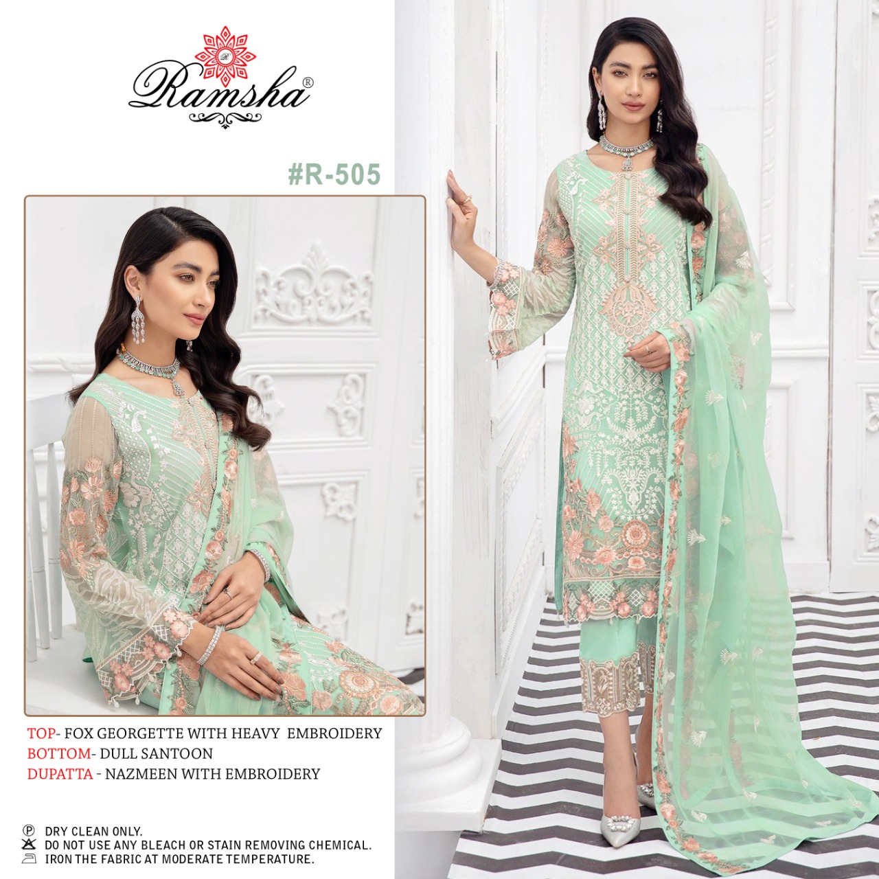 ramsha ramsha r 503 504 505 506 georget regal look salwar suit catalog