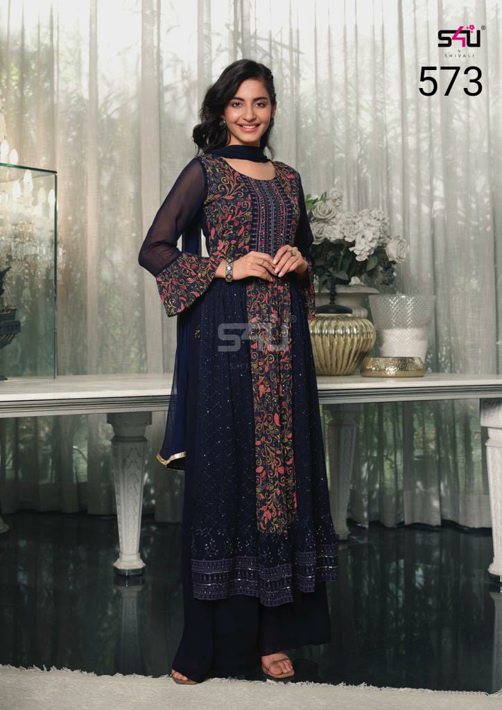 s4u s4u 573 fancy catchy style indo western size set