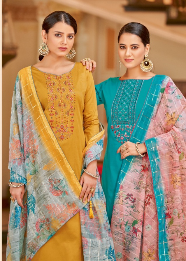 alok suit saadia zam gorgeous look salwar suit catalog