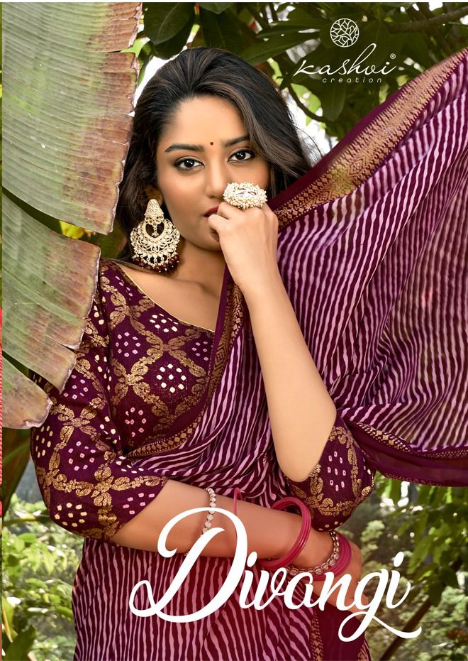 lt kashvi creation divangi dull moss elegant saree catalog