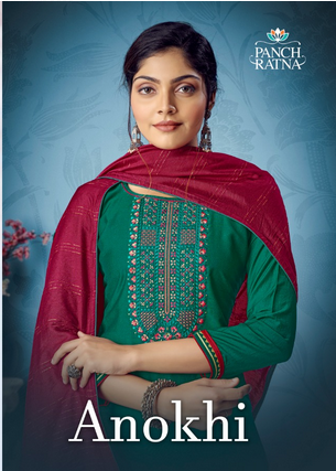 panch ratna anokhi parampara silk elegant style salwar suit catalog