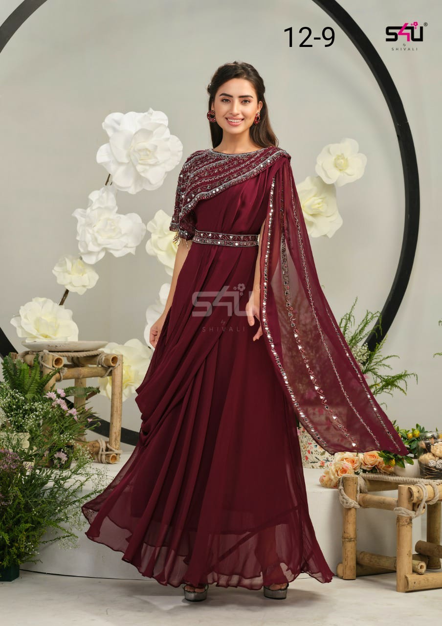 s4u 12-9 fancy astonishing indowestern size set