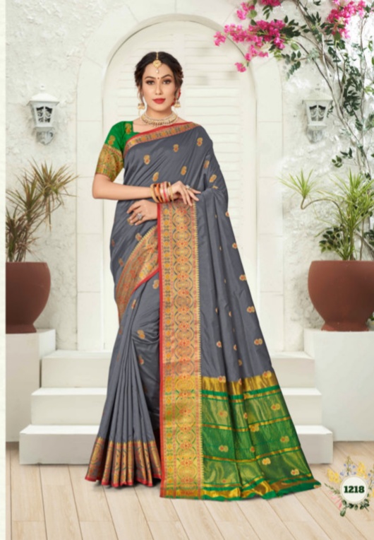 sangam print dulhan silk gorgeous look saree catalog