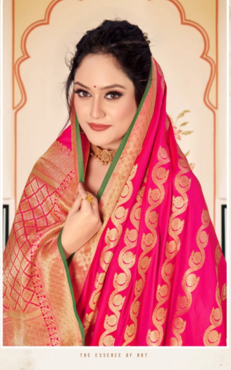 sangam print juhi silk  silk decent look saree catalog