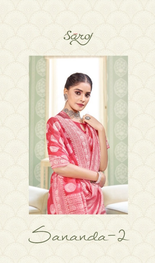 saroj saree sananda vol 2 cotton  gorgeous look sare catalog